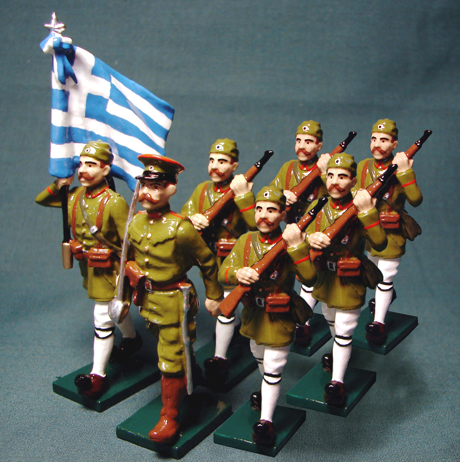 196 - Greek Evzone, 2nd regt., 1918, WWI