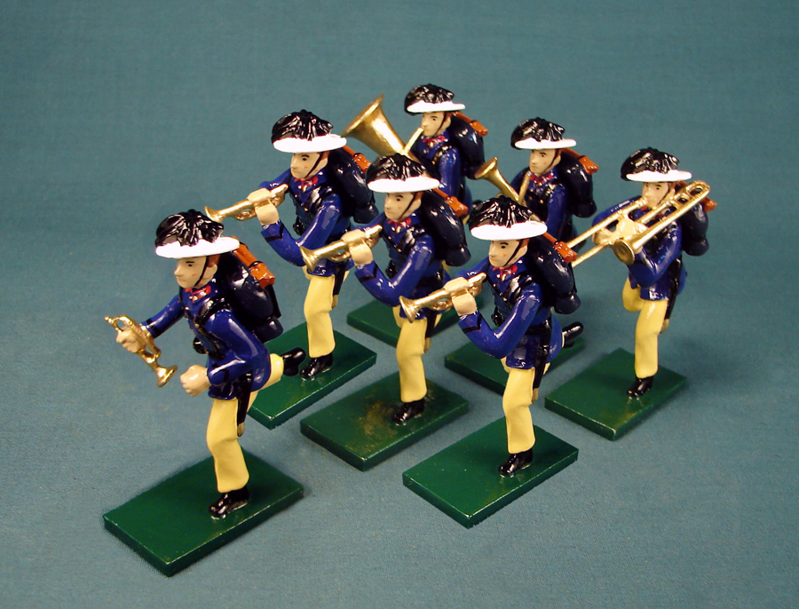 287 - Military Band, Italian Bersaglieri in action , Boxer Rebellion, 1900