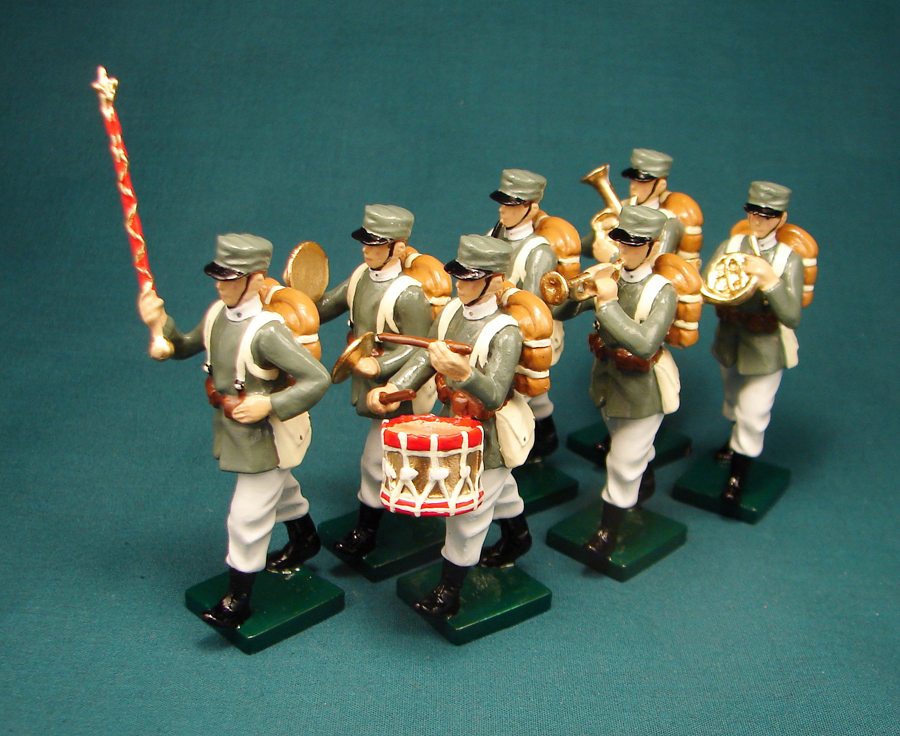 311 - Military Band, Italian Infantry, Summer Uniform, WWI