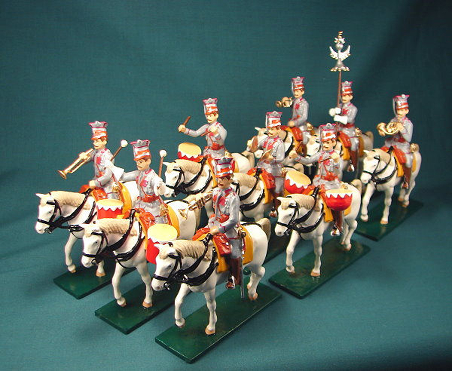 322-323-324 - Polish Lancers Mounted Band, WWI