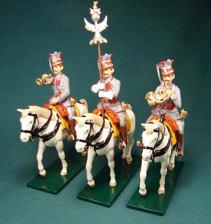 324 - Jingle Johnny and Winds, Polish Lancers Mounted Band, WWI