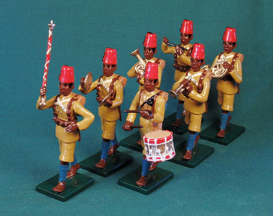 417 - Military Band, King`s African Rifles, WWI