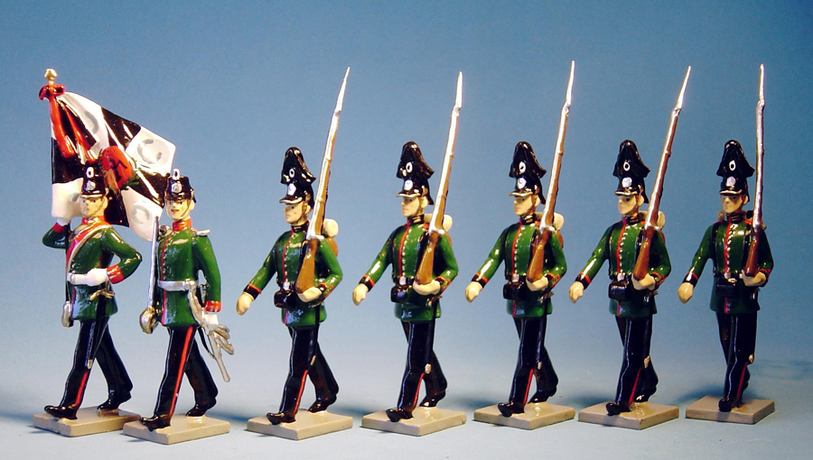 133 - Tirailleurs de la Garde, Prussian Guard infantry, 1860