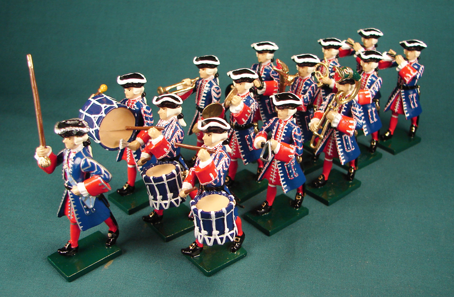 243 - Military Band, Lee regt., France, 1720