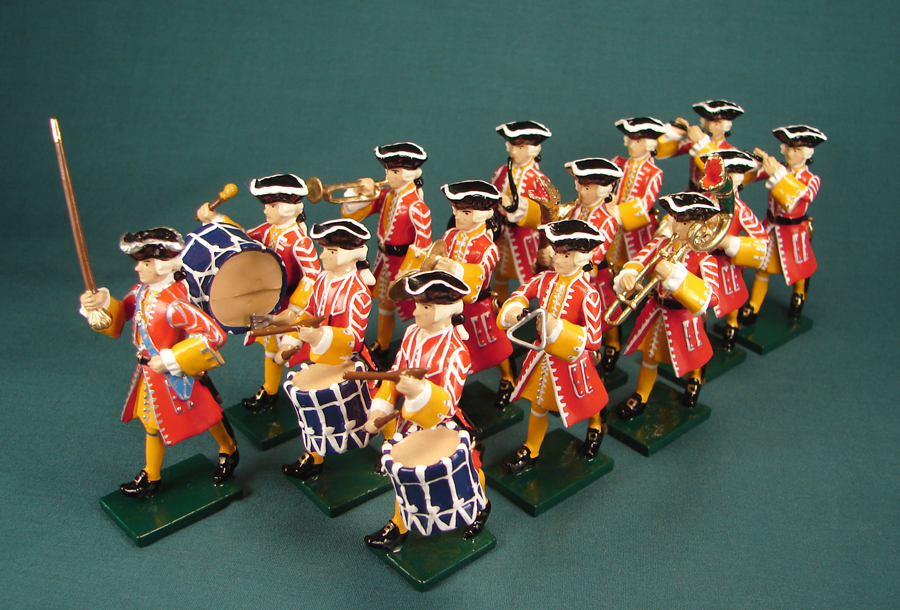 244 - Military Band, Dillon regt., France, 1720 