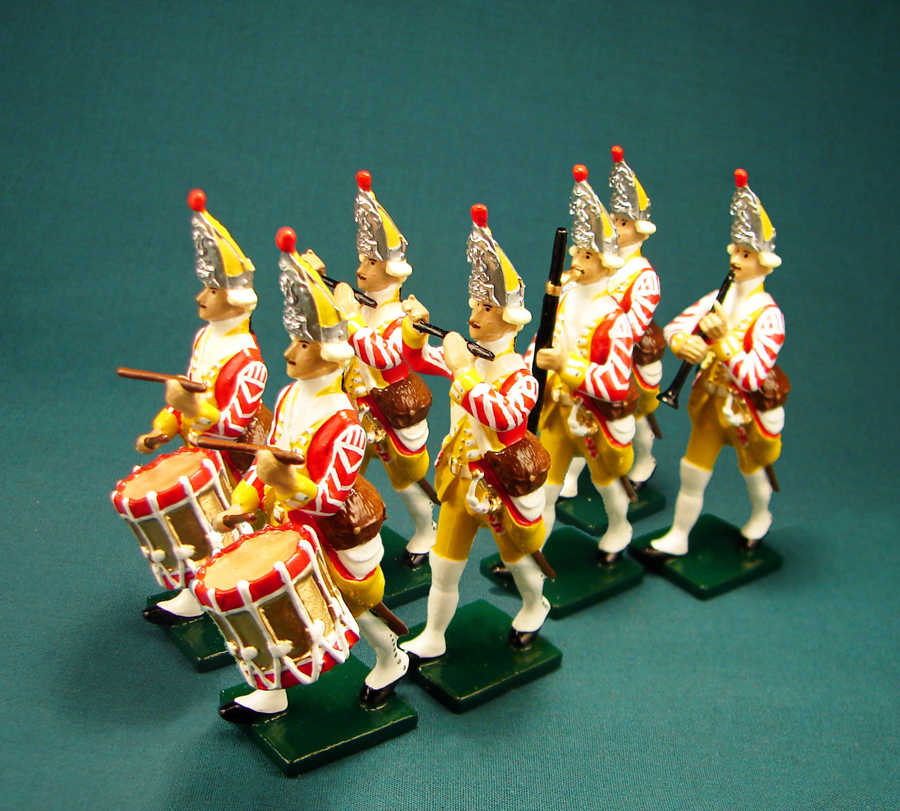 302 - Military Band, Saxon Grenadiers, Leibgrenadier Guards, 1756-61 