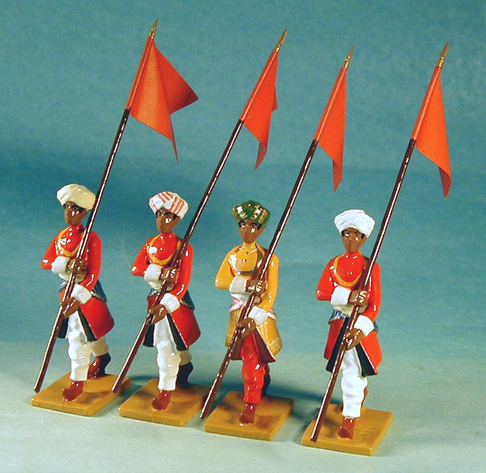117 - Cutch Flagbearers, Delhi Durbar 1903 