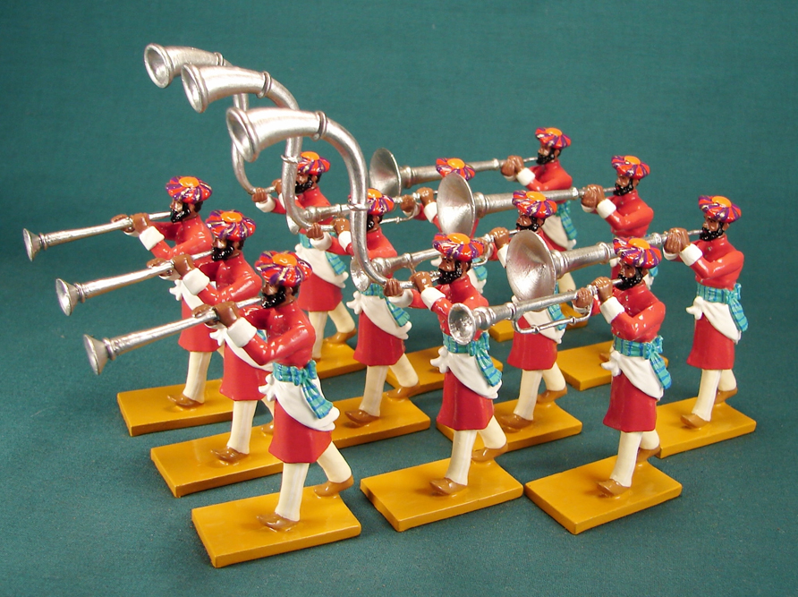 229 - Silver horns band from Cutch, Delhi Durbar, 1903 