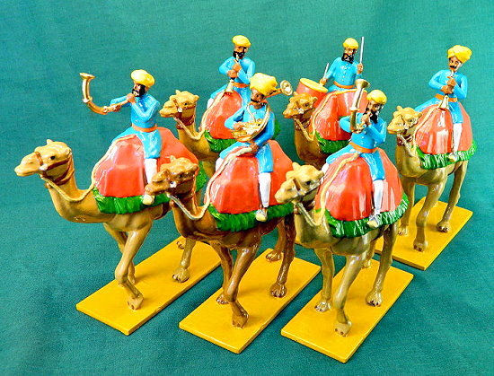 341-342 - Whole Alwar Camel Band, Delhi Durbar, 1903 (2 sets) 