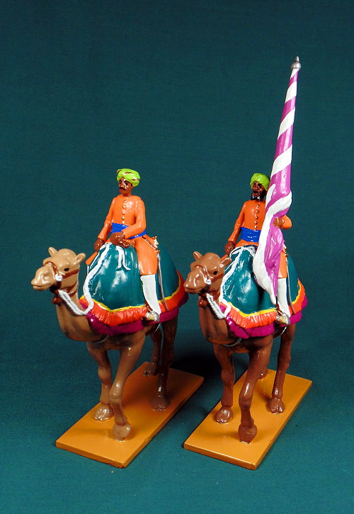 434 - Camel Riders from Kota, Officer and Flagbeaerer, Delhi Durbar 1903