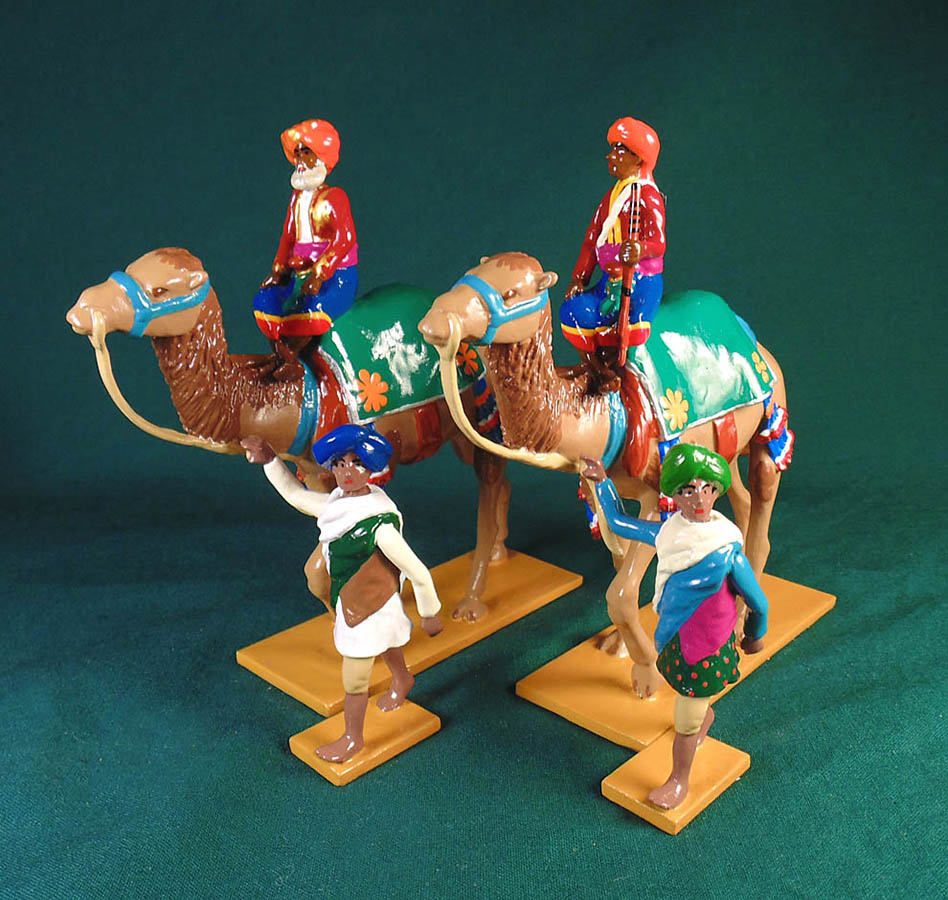 475 - Camel Riders from Sehr & Mokalla, Delhi Durbar 1903.
